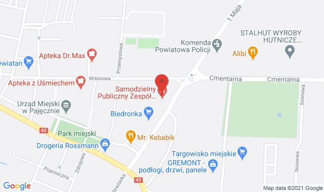 Punkt Pobrań Fryda – Pajęczno, ul. 1 Maja 13/15