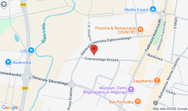 Punkt Pobrań Diagnostyki – Biłgoraj, ul. Gen. Henryka Dąbrowskiego 29/Ii