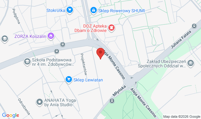 Punkt Pobrań Diagnostyki - Koszalin, al. Aleja Monte Cassino 13