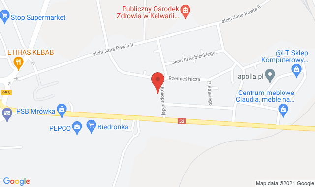 Punkt Pobrań Diagnostyki – Kalwaria Zebrzydowska, ul. M. Konopnickiej 18