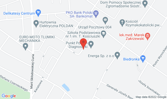 Punkt Pobrań Diagnostyki – Kutno, ul. Teligi 4/1