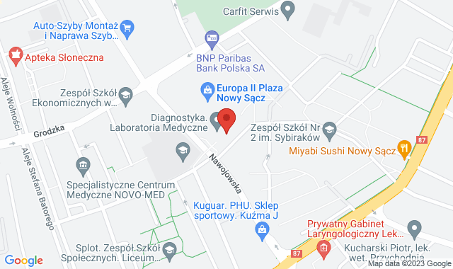 Punkt Pobrań Diagnostyki – Nowy Sącz, ul. Nawojowska 3
