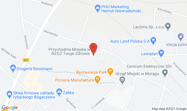 Punkt Pobrań Diagnostyki – Morąg, ul. Warmińska 23