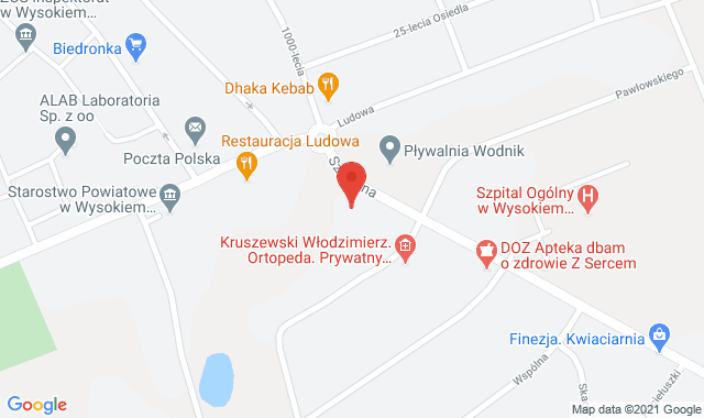 Punkt Pobrań Diagnostyki – Wysokie Mazowieckie, ul. Szpitalna 2a/2