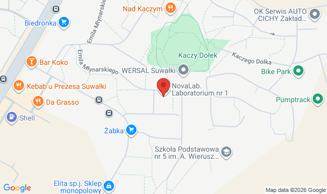 Punkt Pobrań Diagnostyki - Suwałki, ul. Emila Młynarskiego 9