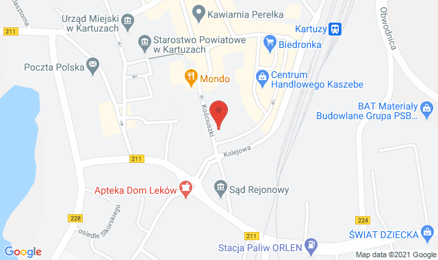 Punkt Pobrań Diagnostyki – Kartuzy, ul. Kościuszki 12