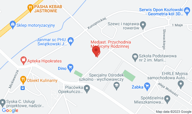 Punkt Pobrań Diagnostyki – Jastrowie, ul. 1 Maja 11