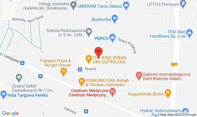 Punkt Pobrań Diagnostyki – Ostrołęka, ul. 11 Listopada 27