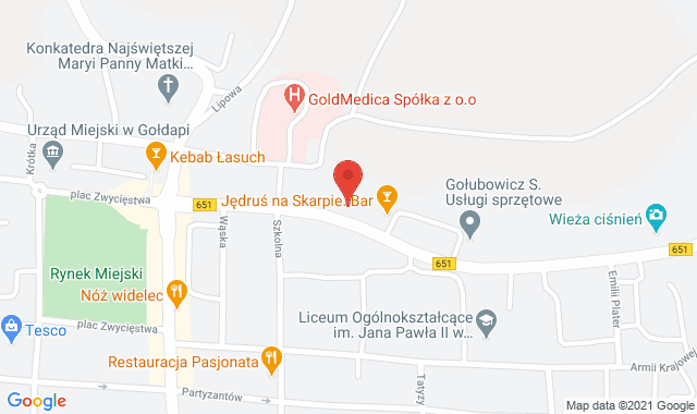 Punkt Pobrań Diagnostyki – Gołdap, ul. Paderewskiego 11/1a