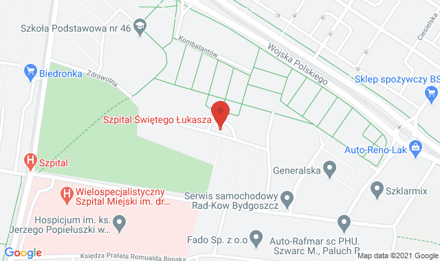 Punkt Pobrań Diagnostyki – Bydgoszcz, ul. Bydgoskiego Batalionu Obrony Narodowej 10a