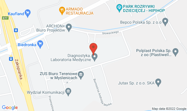 Punkt Pobrań Diagnostyki – Myślenice, ul. Drogowców 5