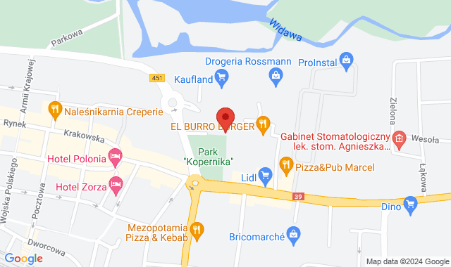 Punkt Pobrań Fryda – Namysłów, ul. Władysława Sikorskiego 6