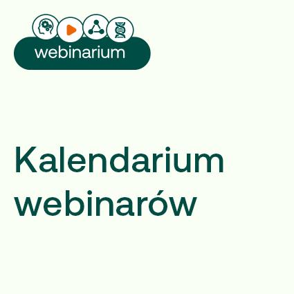 Obraz tła dla Kalendarium webinarów