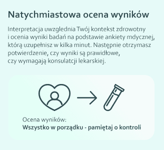 natychmiastowa ocena badań