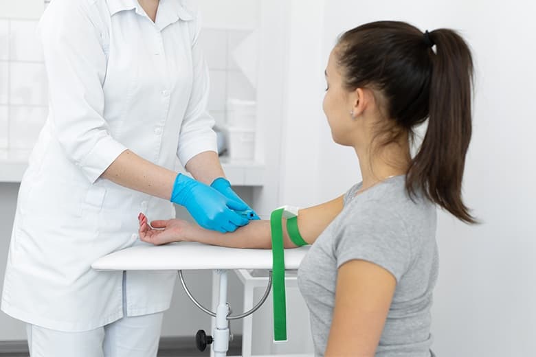 pobranie krwi w punkcie pobrań