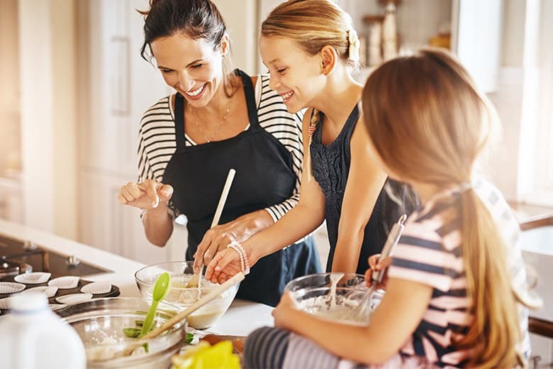 mama gotuje z dziećmi