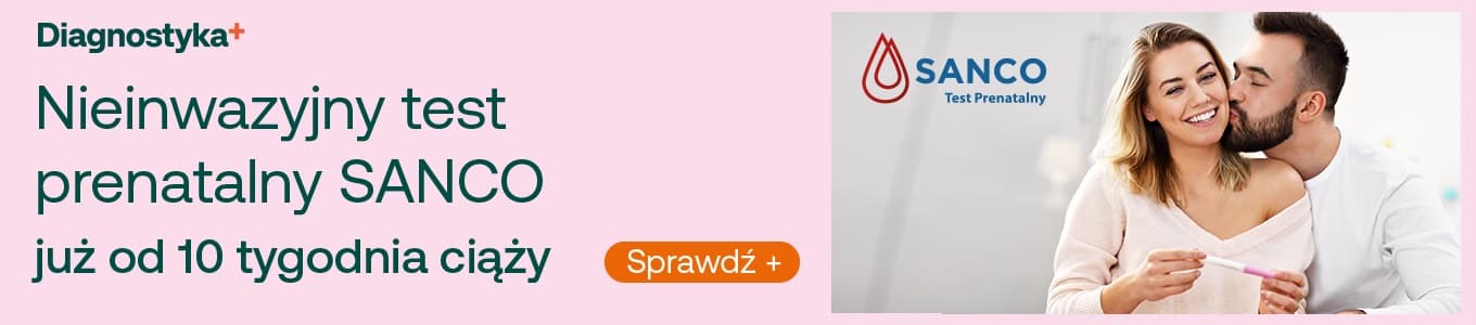 nieinwazyjny test prenatalny sanco już od 10 tygodnia ciąży sprawdź