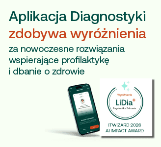 Aplikacja Diagnostyki zdobywa wyróżnienia za nowoczesne rozwiązania wspierające profilaktykę i dbanie o zdrowie