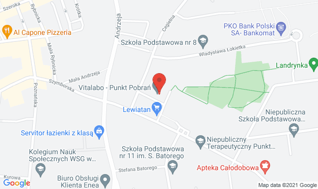 Punkt Pobrań Vitalabo – Inowrocław, ul. Cegielna 45a
