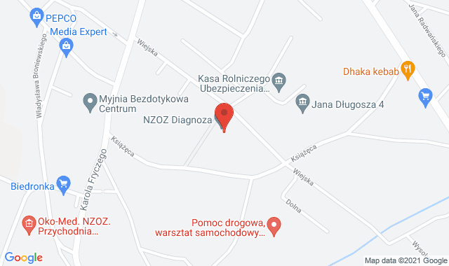 Punkt Pobrań Diagnostyki – Ostrów Mazowiecka, ul. Wiejska 16