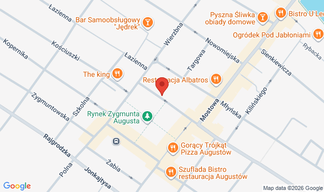 Punkt Pobrań Diagnostyki – Augustów, rynek Zygmunta Augusta 33