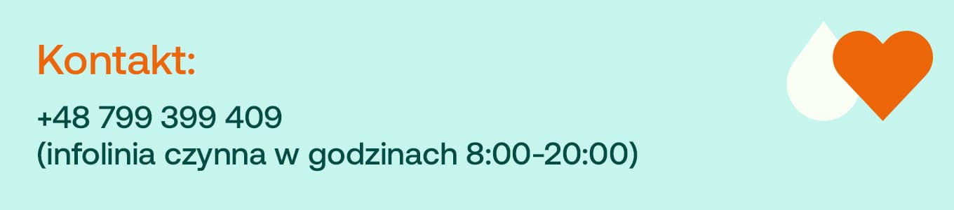 Kontakt w sprawie badań na ojcostwo: +48 799 399 409 (infolinia czynna w godzinach 8:00-20:00)