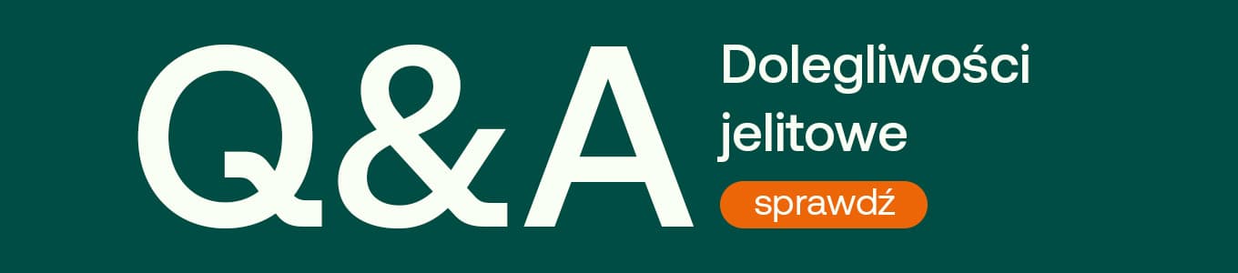 dolegliwości jelitowe Q&A - pytania i odpowiedzi, sprawdź - kliknij w baner