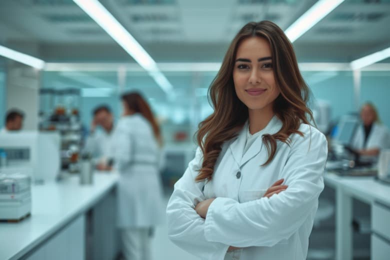 badania mikrobiologiczne nowa technologia kobieta w laboratorium