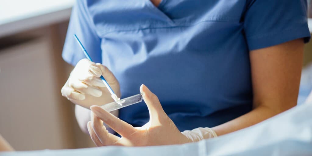 Komórki nabłonka płaskiego w cytologii